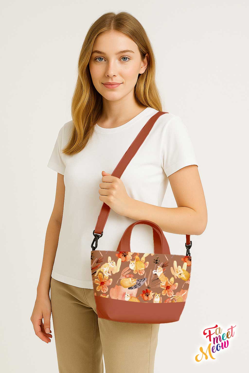 2-Way Tote Bag - Daisy in the sunset
