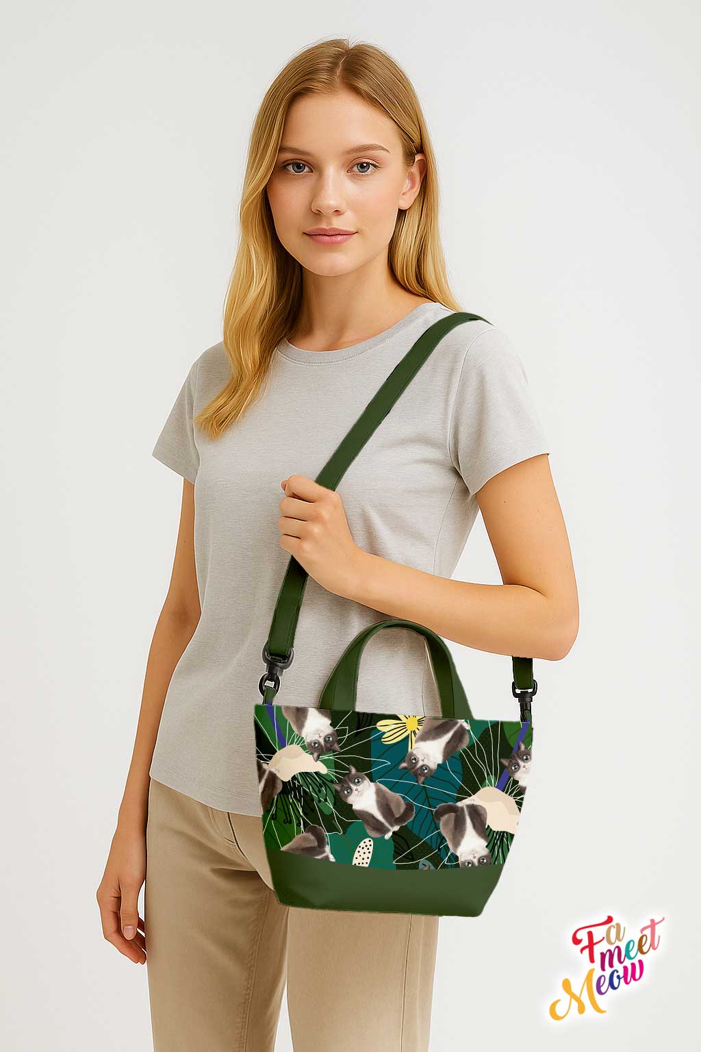 2-Way Tote Bag - Lotus