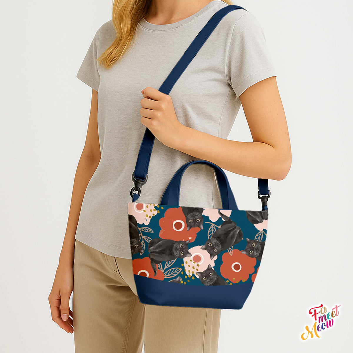 2-Way Tote Bag - Bunga Raya