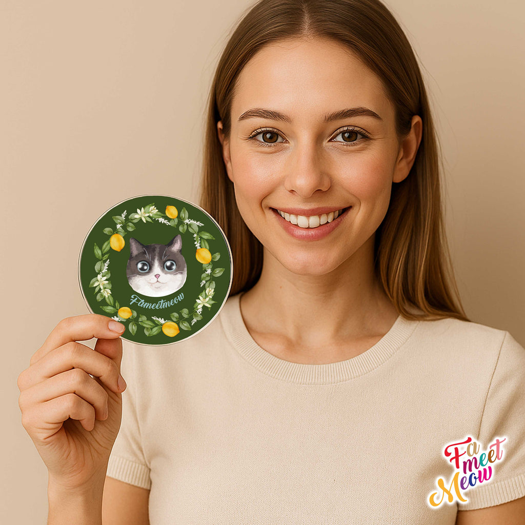 Acrylic Coaster - Lemon