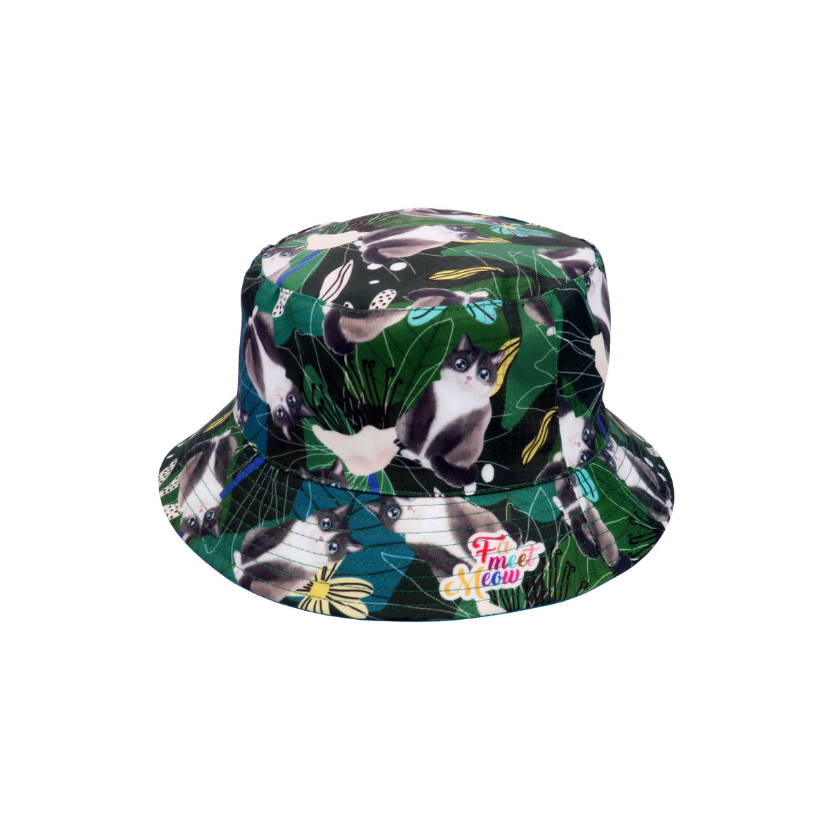 Double-sided Bucket Hat - Lotus