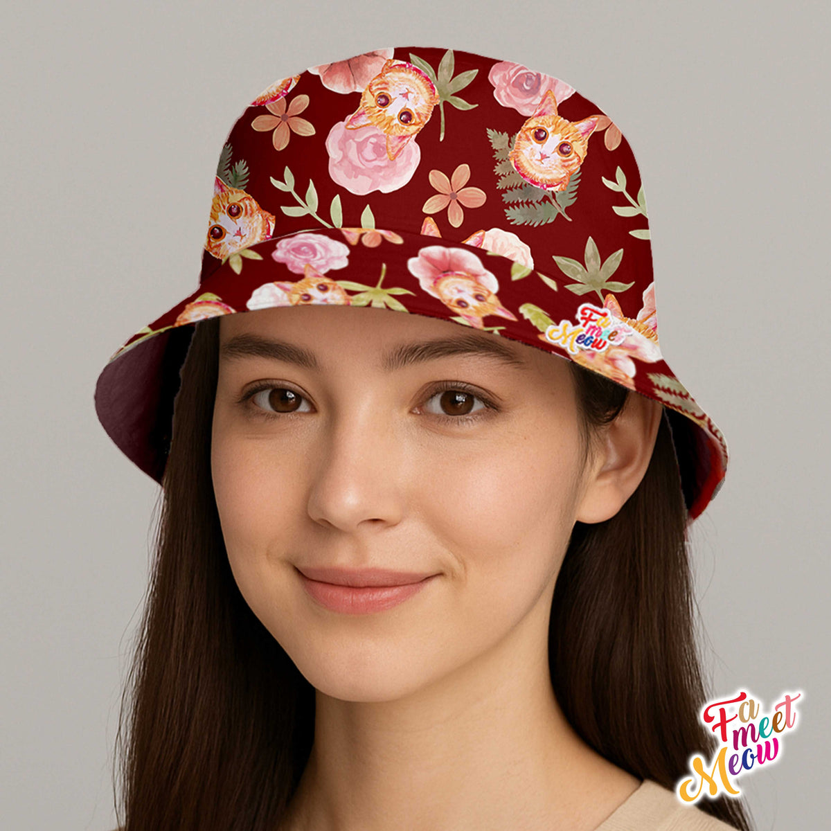 Double-sided Bucket Hat - Autumn