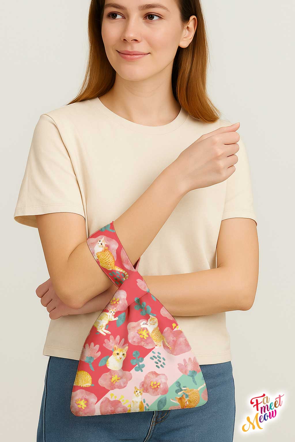 Knot Bag - Coneflowers