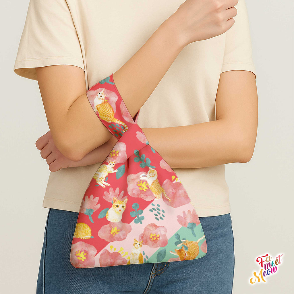 Knot Bag - Coneflowers