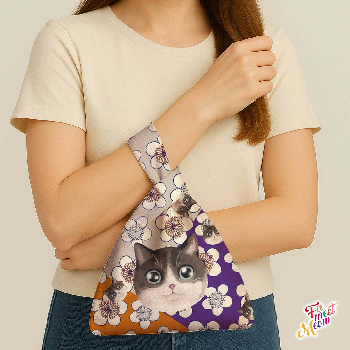 Knot Bag - Plum Blossom