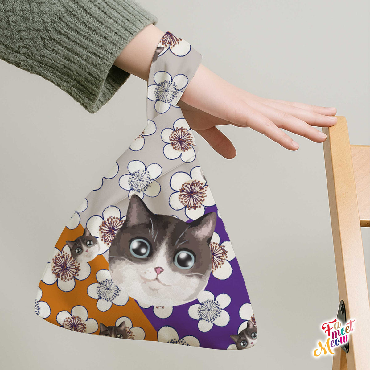 Knot Bag - Plum Blossom