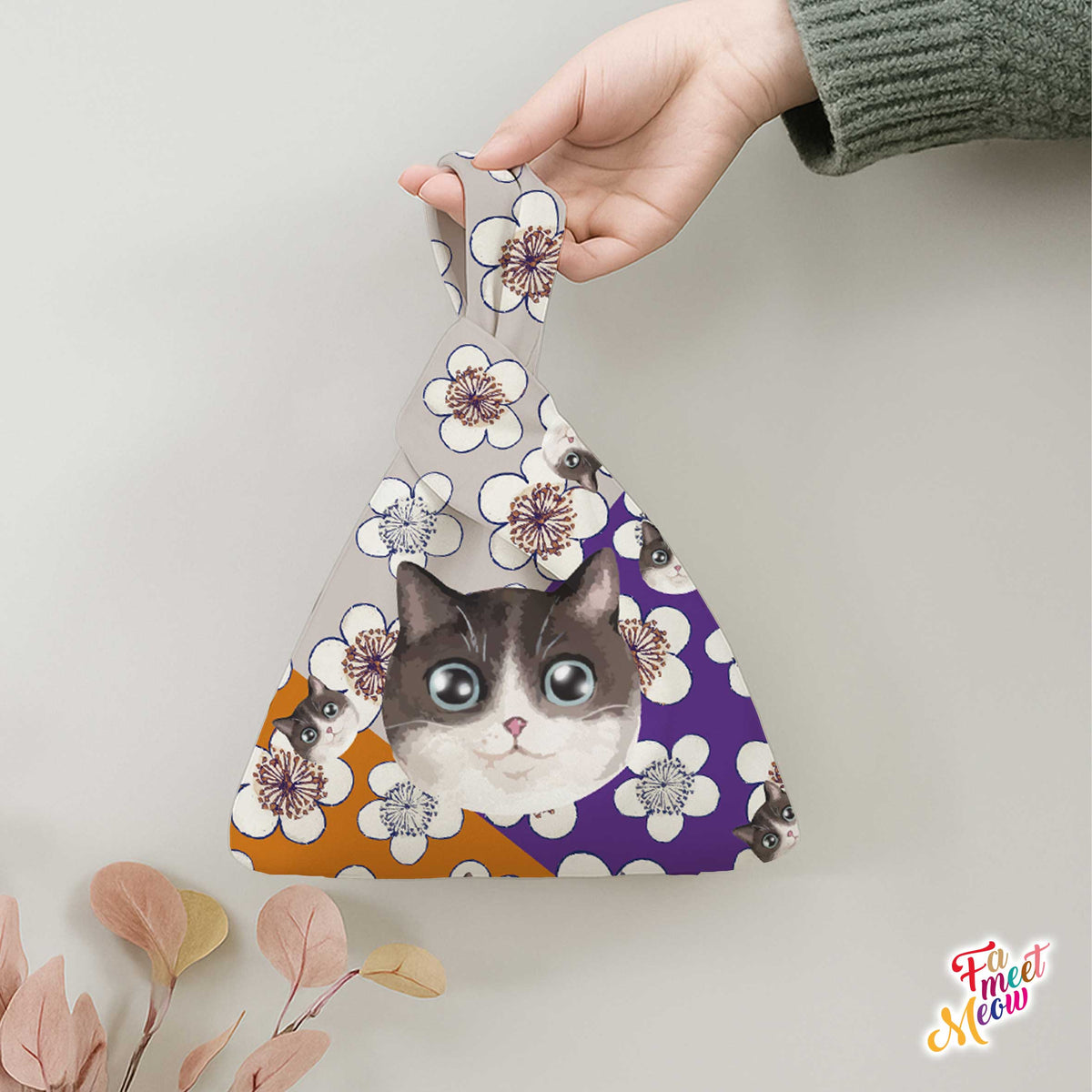 Knot Bag - Plum Blossom