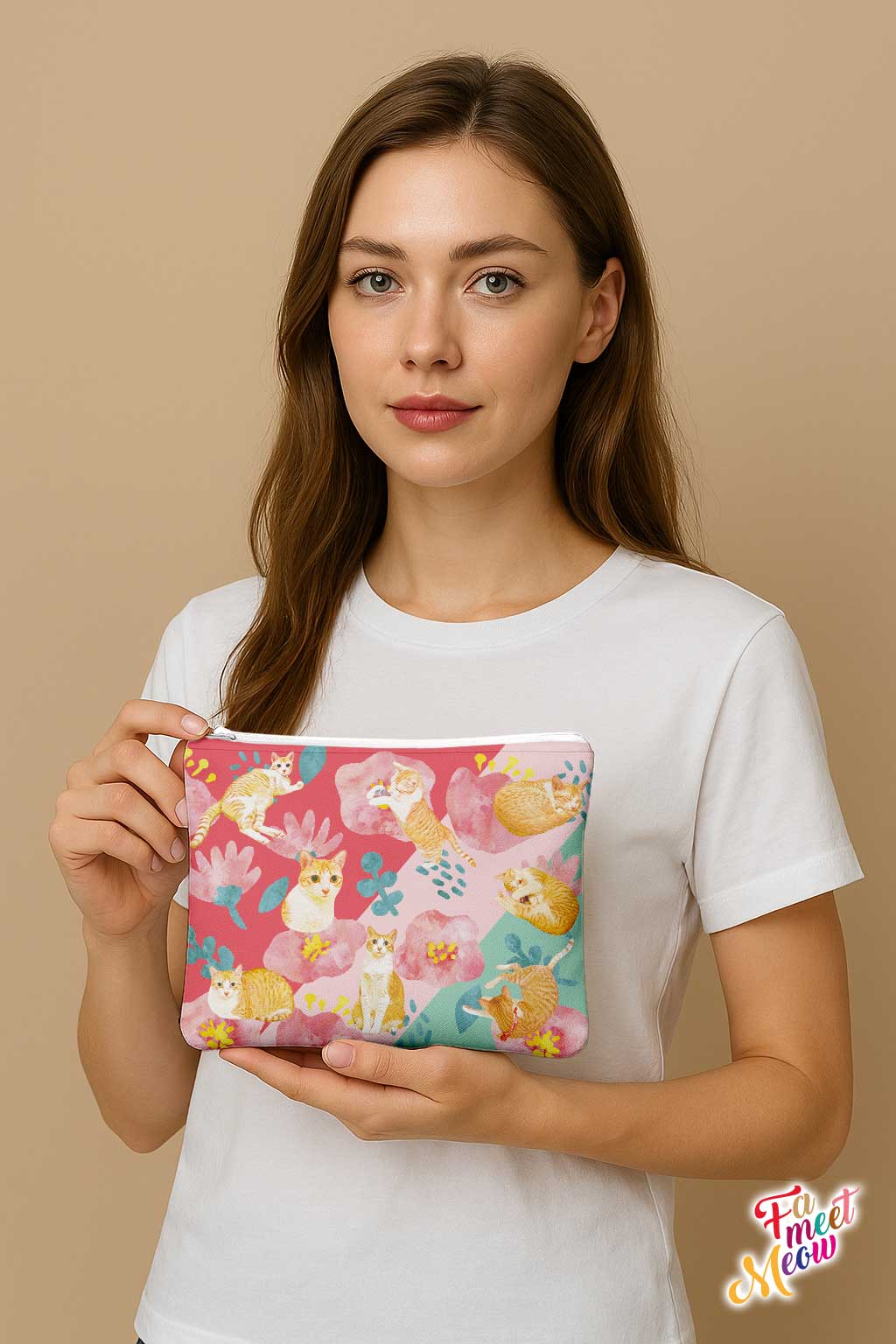 Medium Coin Pouch - Coneflowers