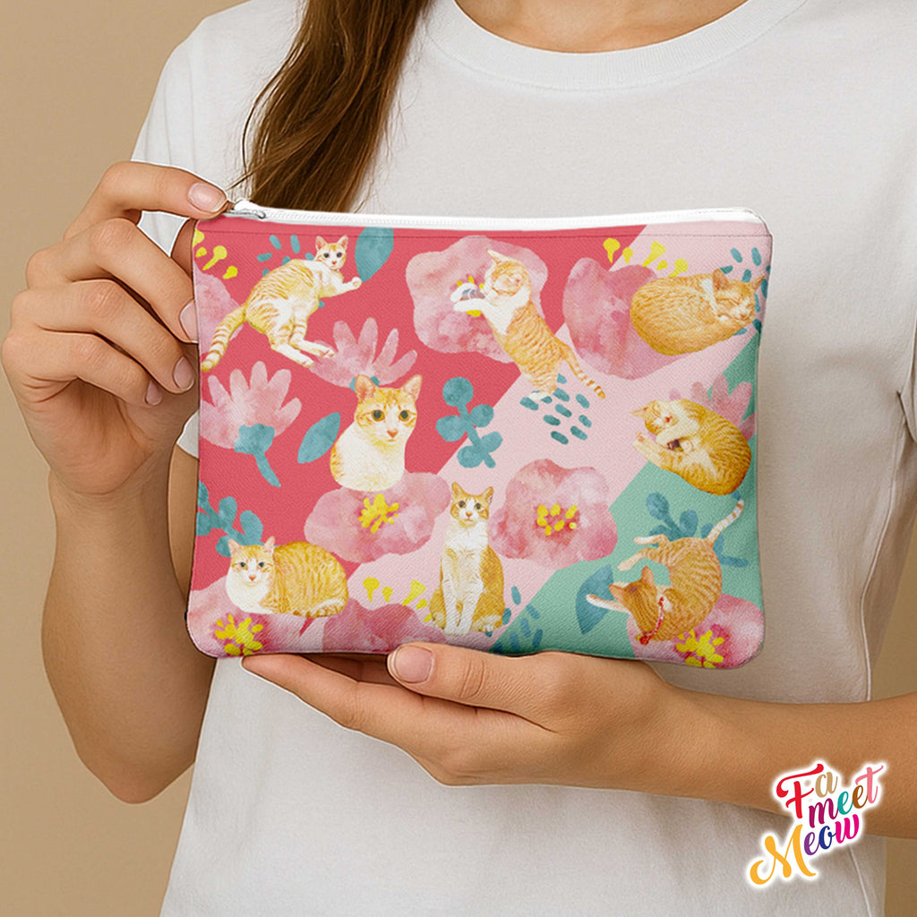 Medium Coin Pouch - Coneflowers