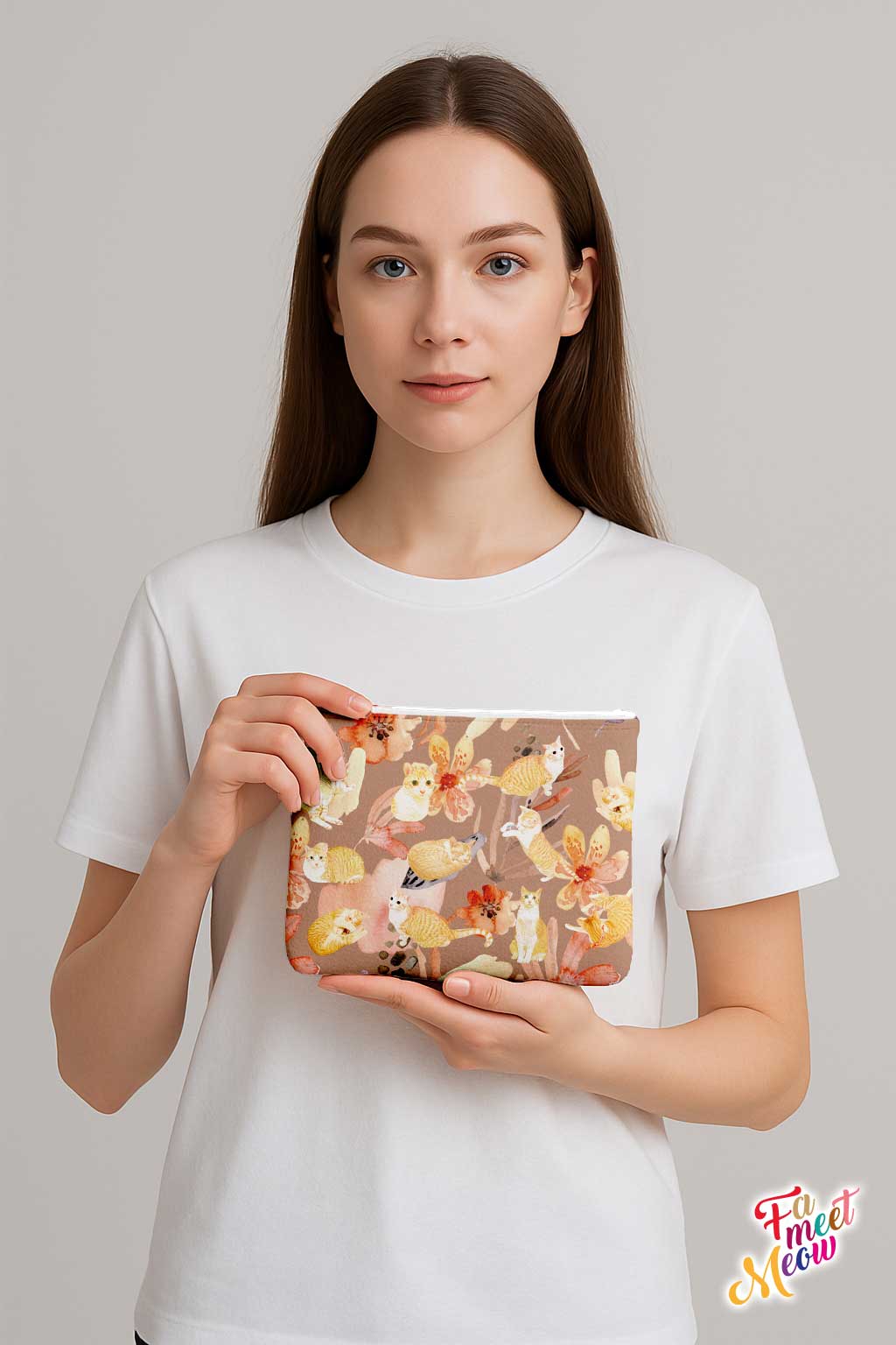 Medium Coin Pouch - Daisy in the sunset
