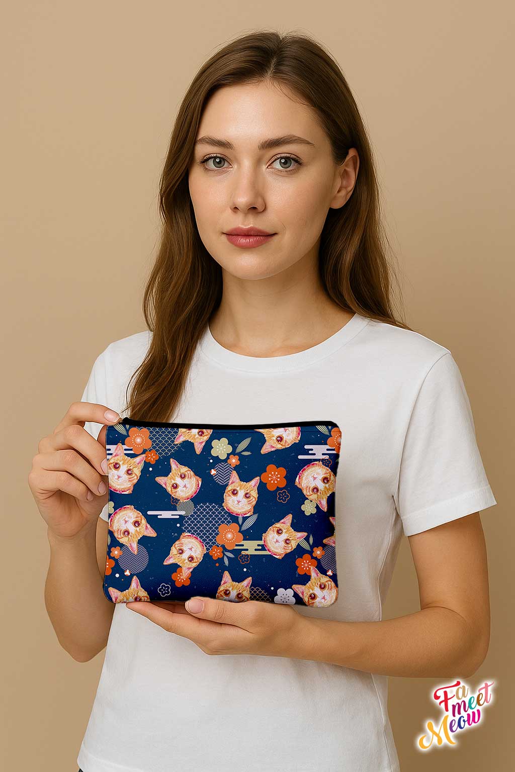 Medium Coin Pouch - Hamamatsu (Salvia Blue)