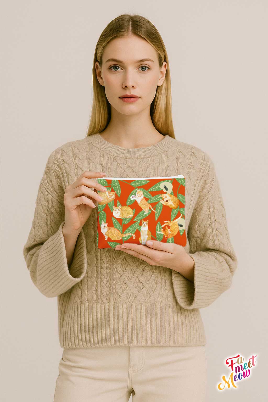 Medium Coin Pouch - Bamboo Leaves