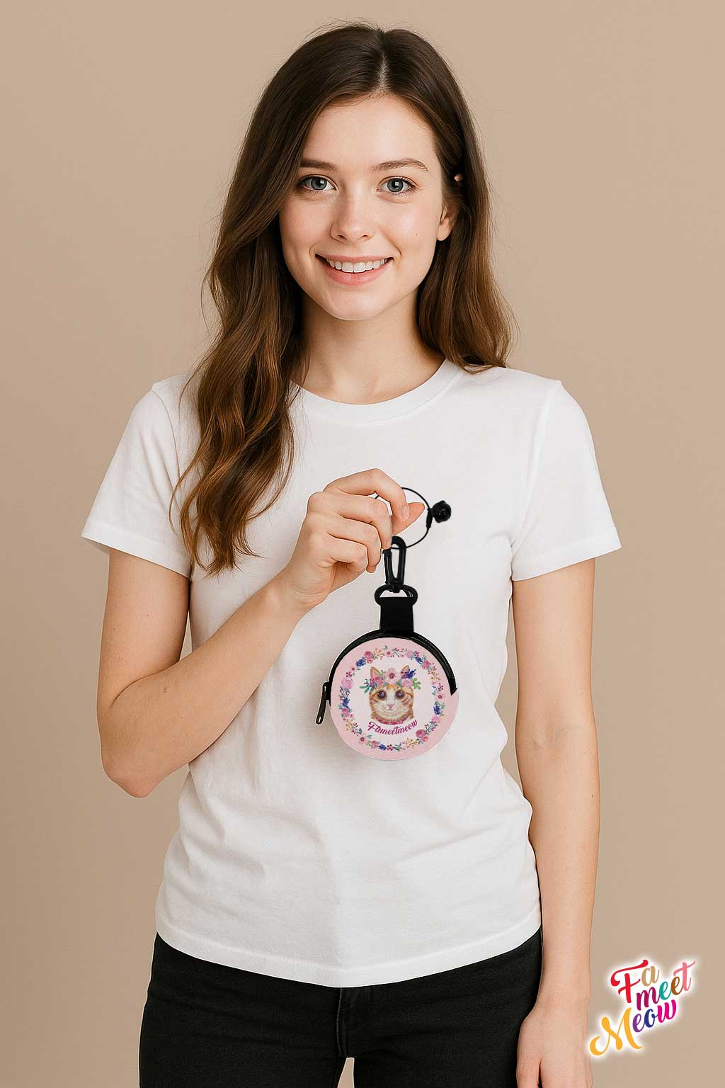 Round Coin Purse - Classic (Pink)