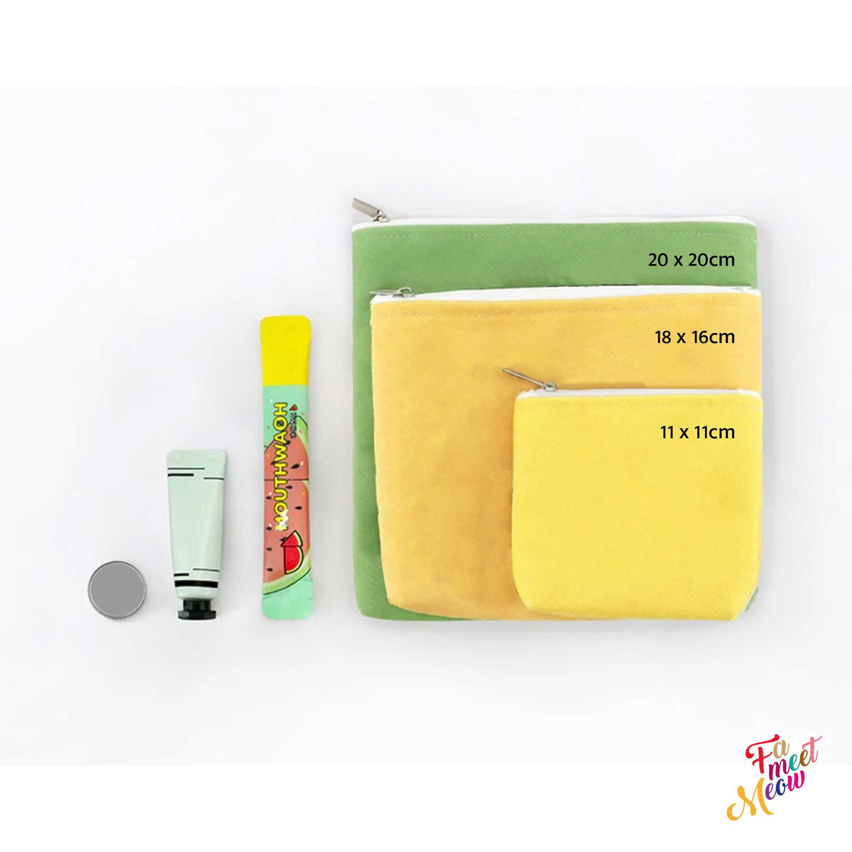 Small Coin Pouch - Hamamatsu (White)