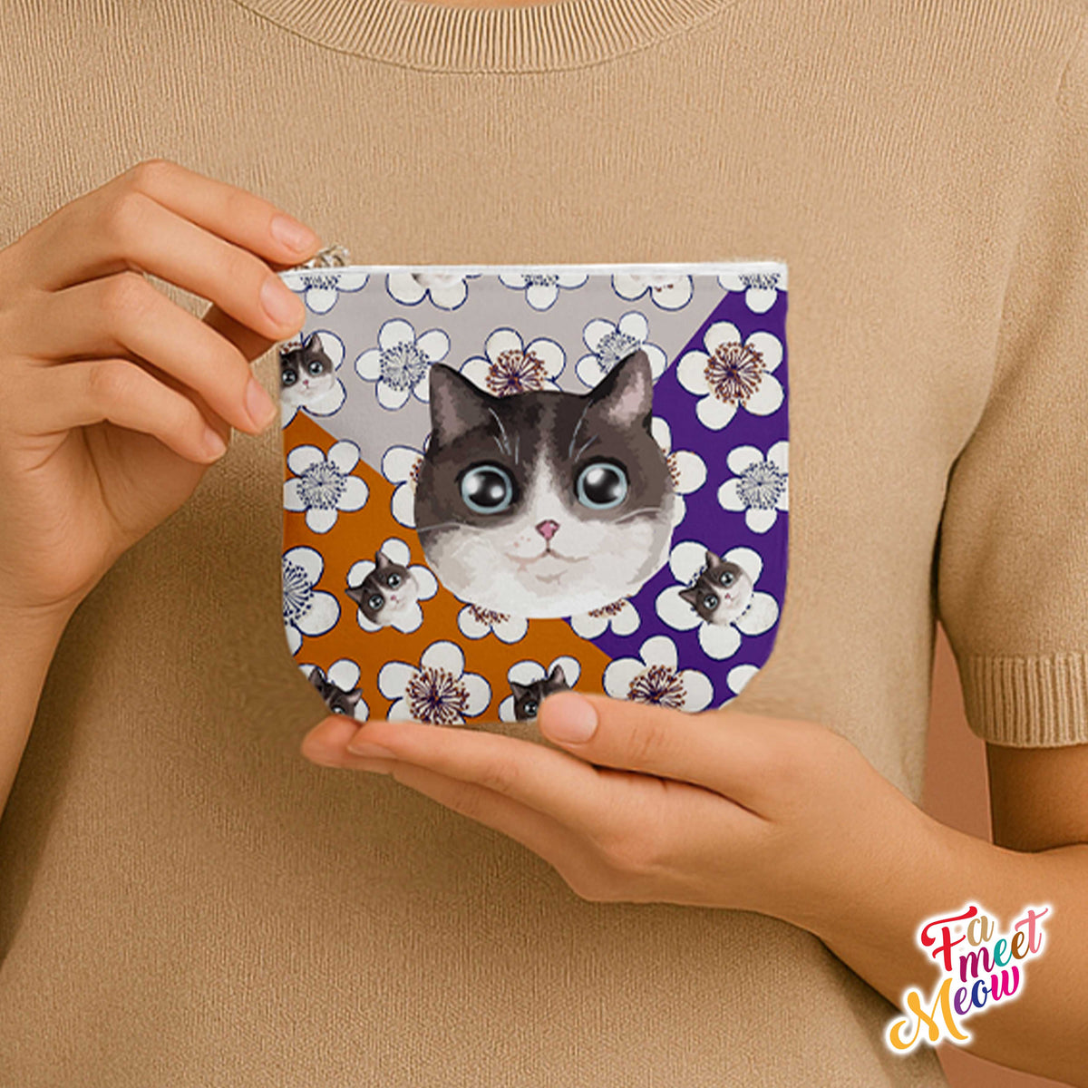 Small Coin Pouch - Plum Blossom