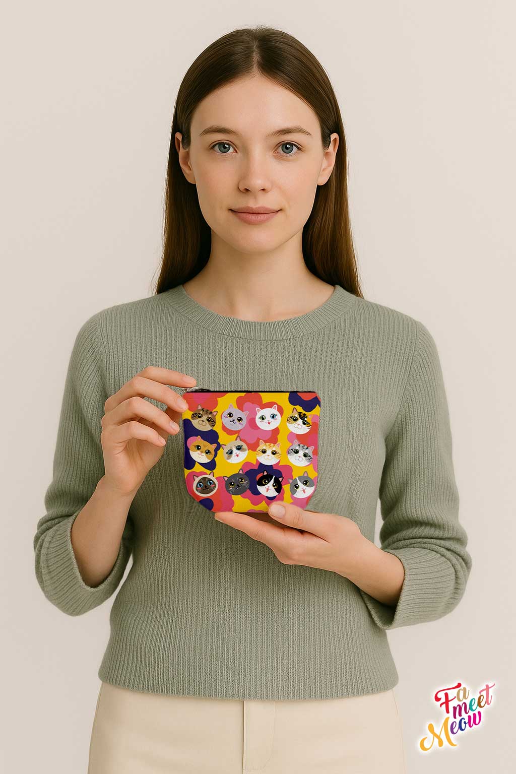 Small Coin Pouch - Cat of the day