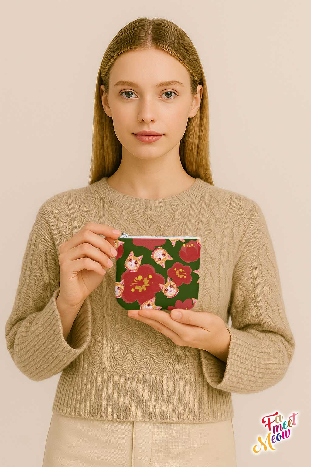 Small Coin Pouch - Scarlet