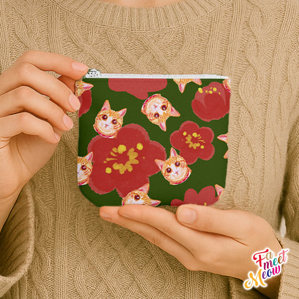 Small Coin Pouch - Scarlet