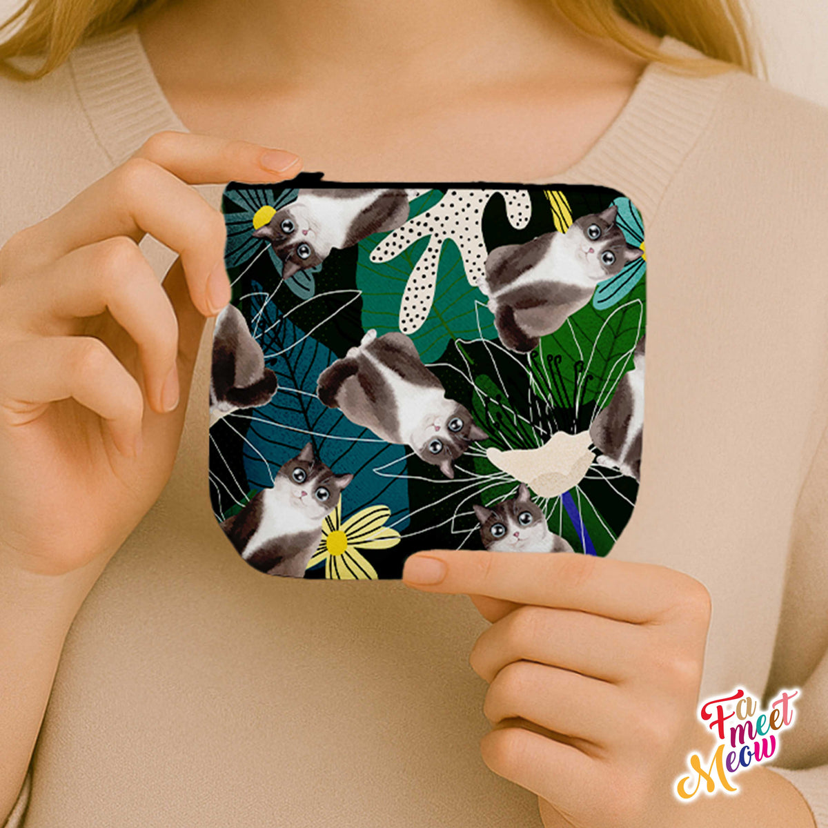 Small Coin Pouch - Lotus