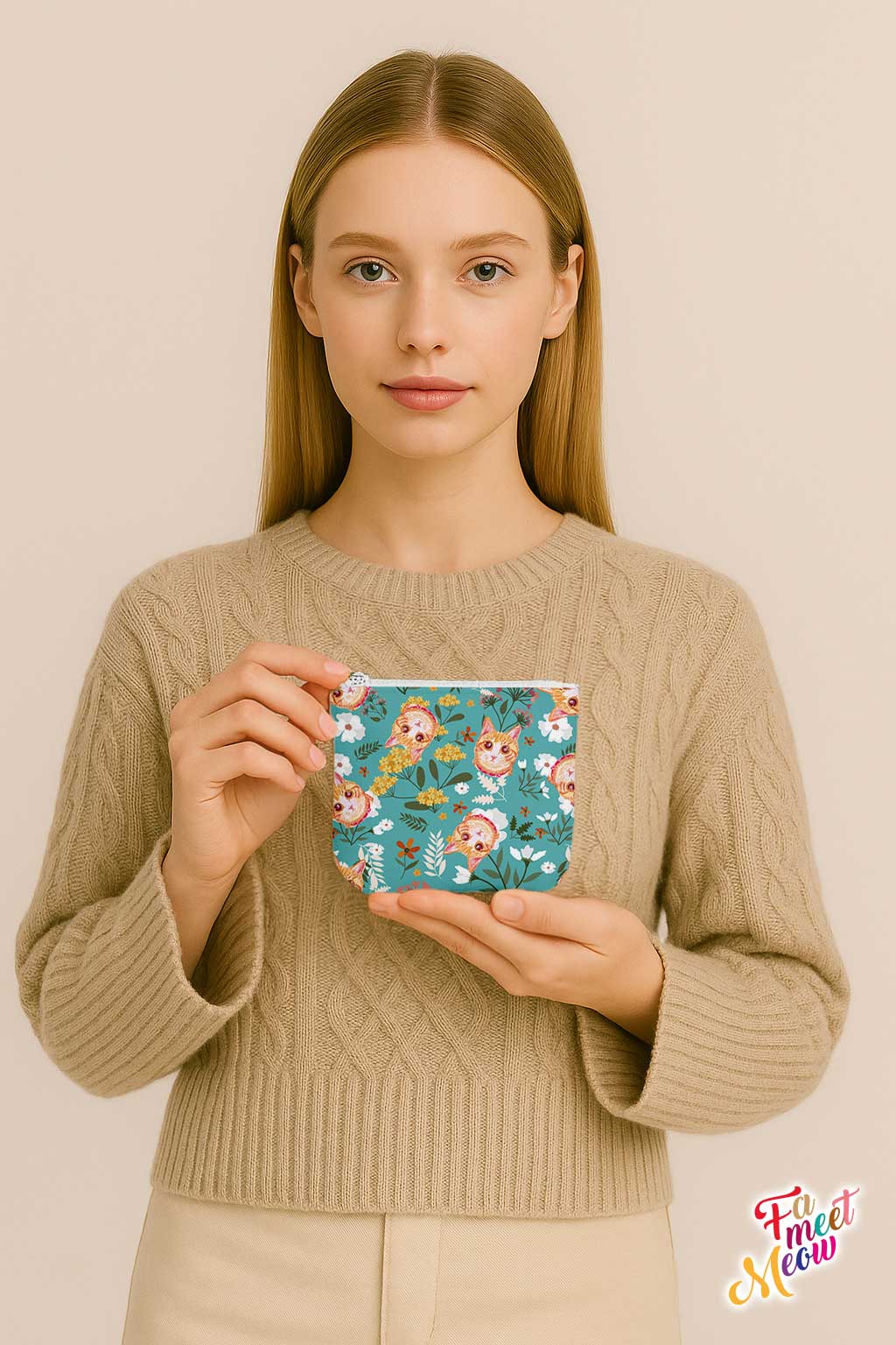 Small Coin Pouch - Wildflower