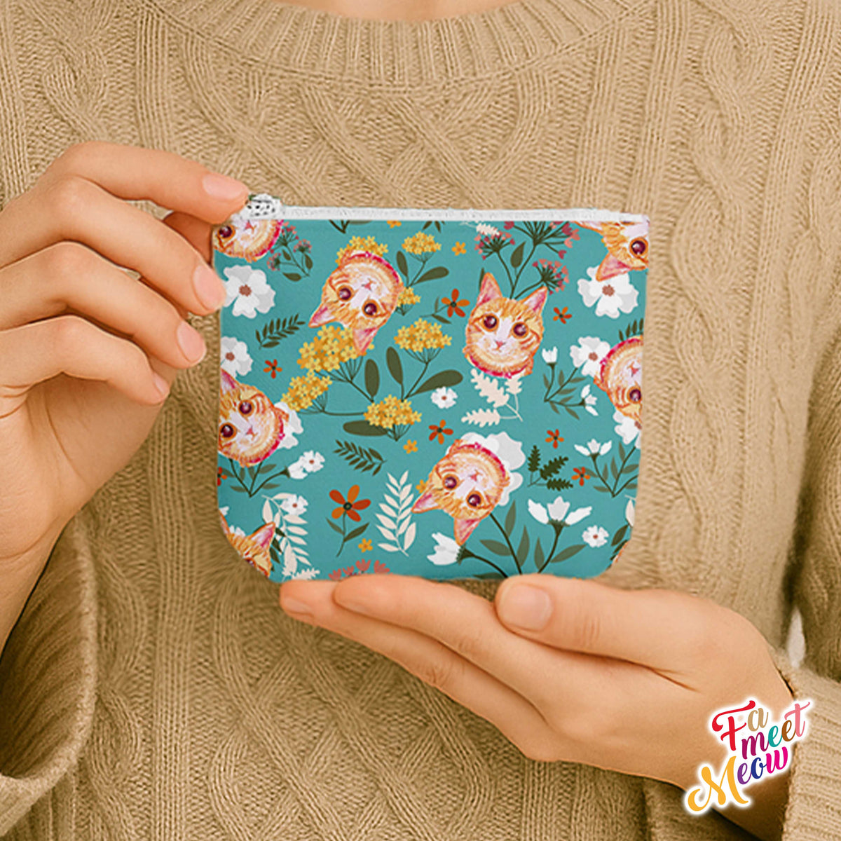 Small Coin Pouch - Wildflower