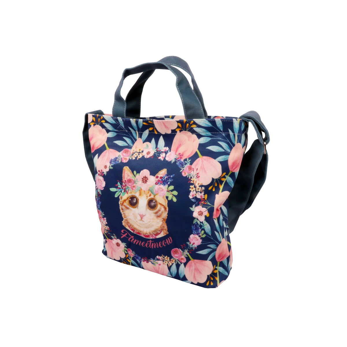 Cross-body Tote Bag - Tulips