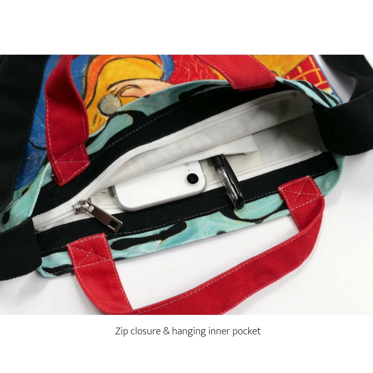 Cross-body Tote Bag - Lotus