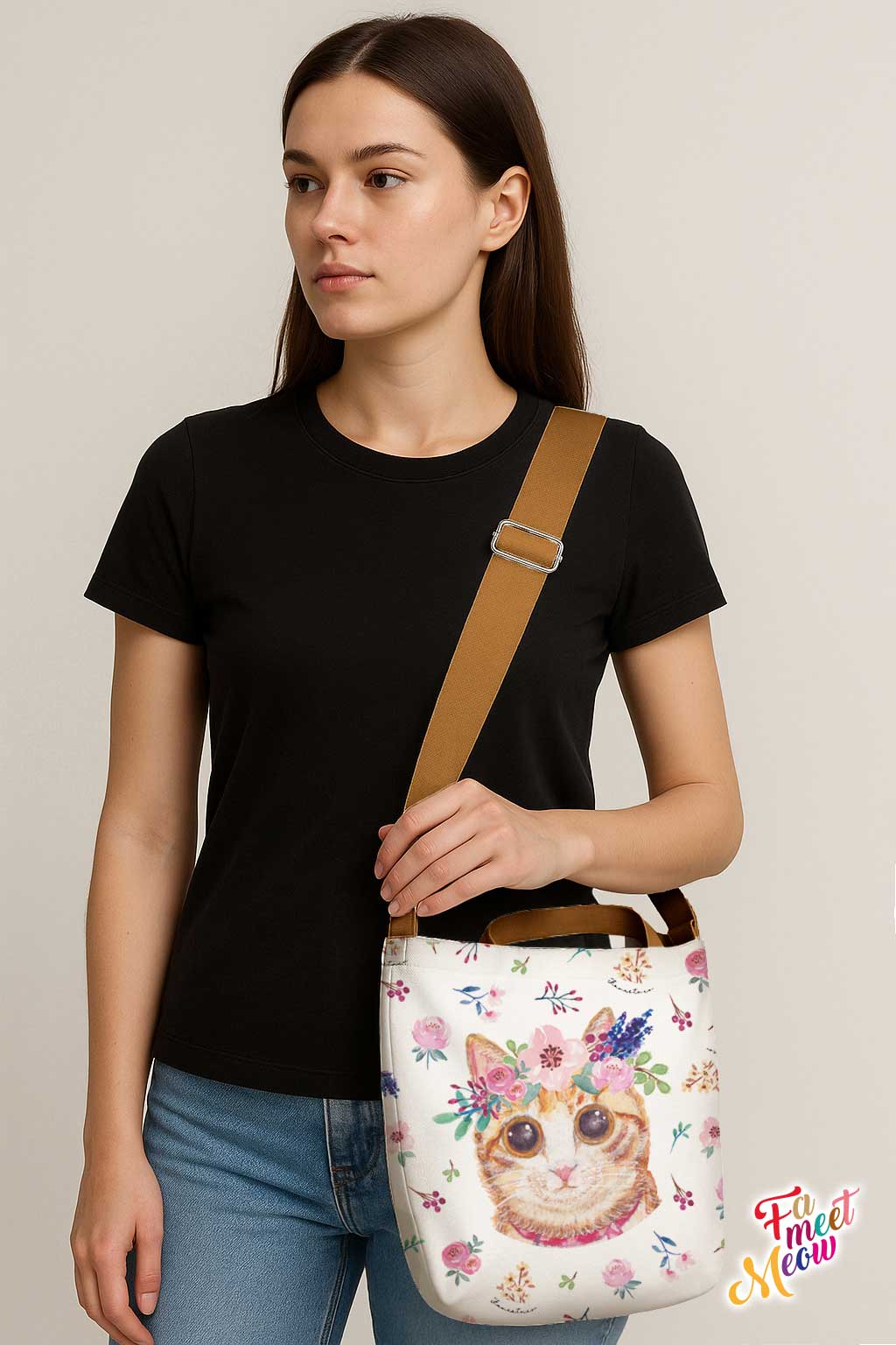 Cross-body Tote Bag - Classic