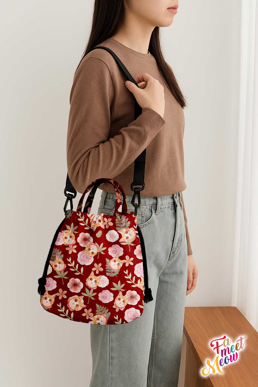 Drawstring Bucket Bag - Autumn