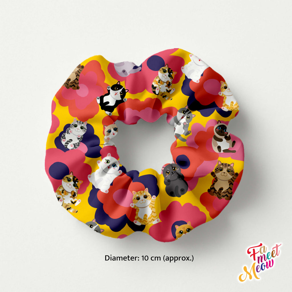 Hair Scrunchie - Cat of the day