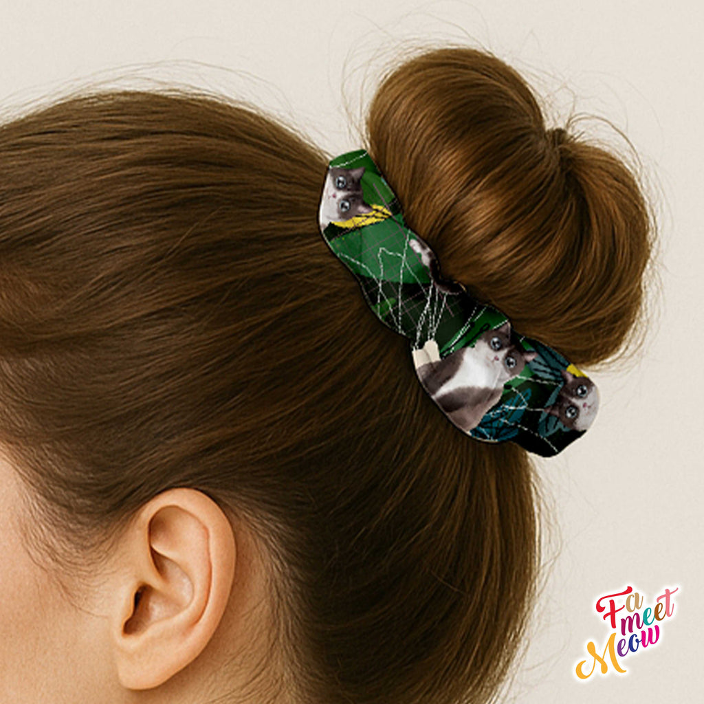 Hair Scrunchie - Lotus