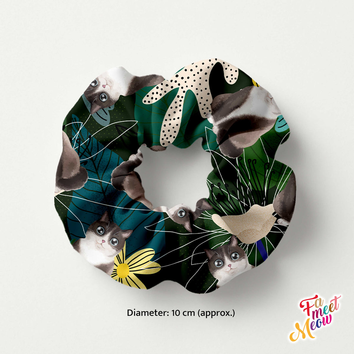 Hair Scrunchie - Lotus