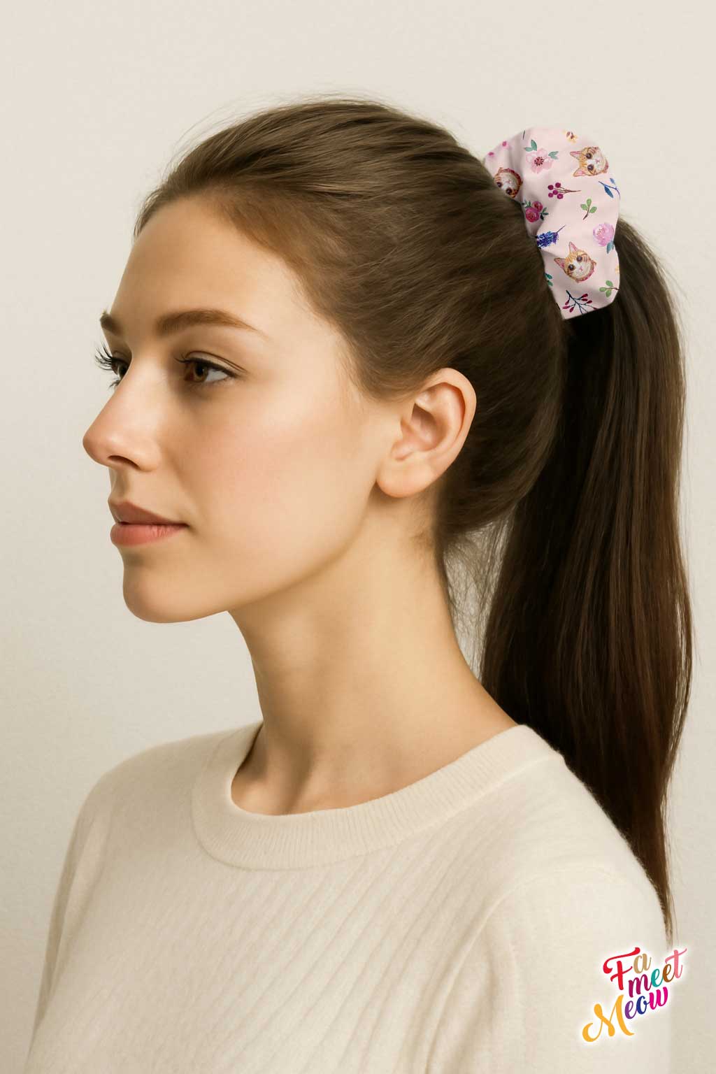 Hair Scrunchie - Classic (Pink)