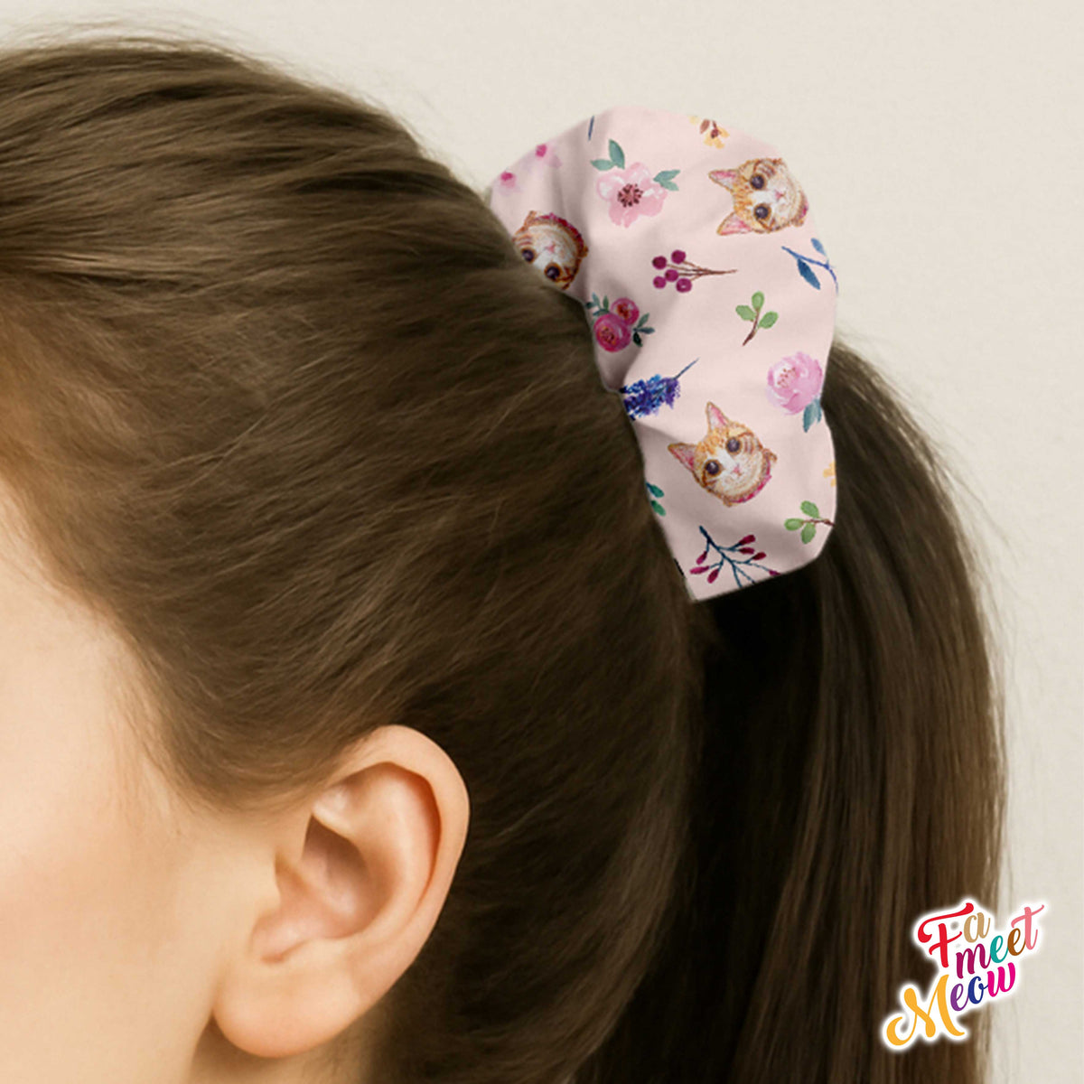 Hair Scrunchie - Classic (Pink)