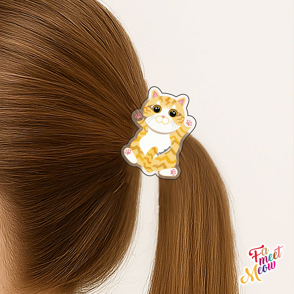 Hair Tie - Ginger Tabby