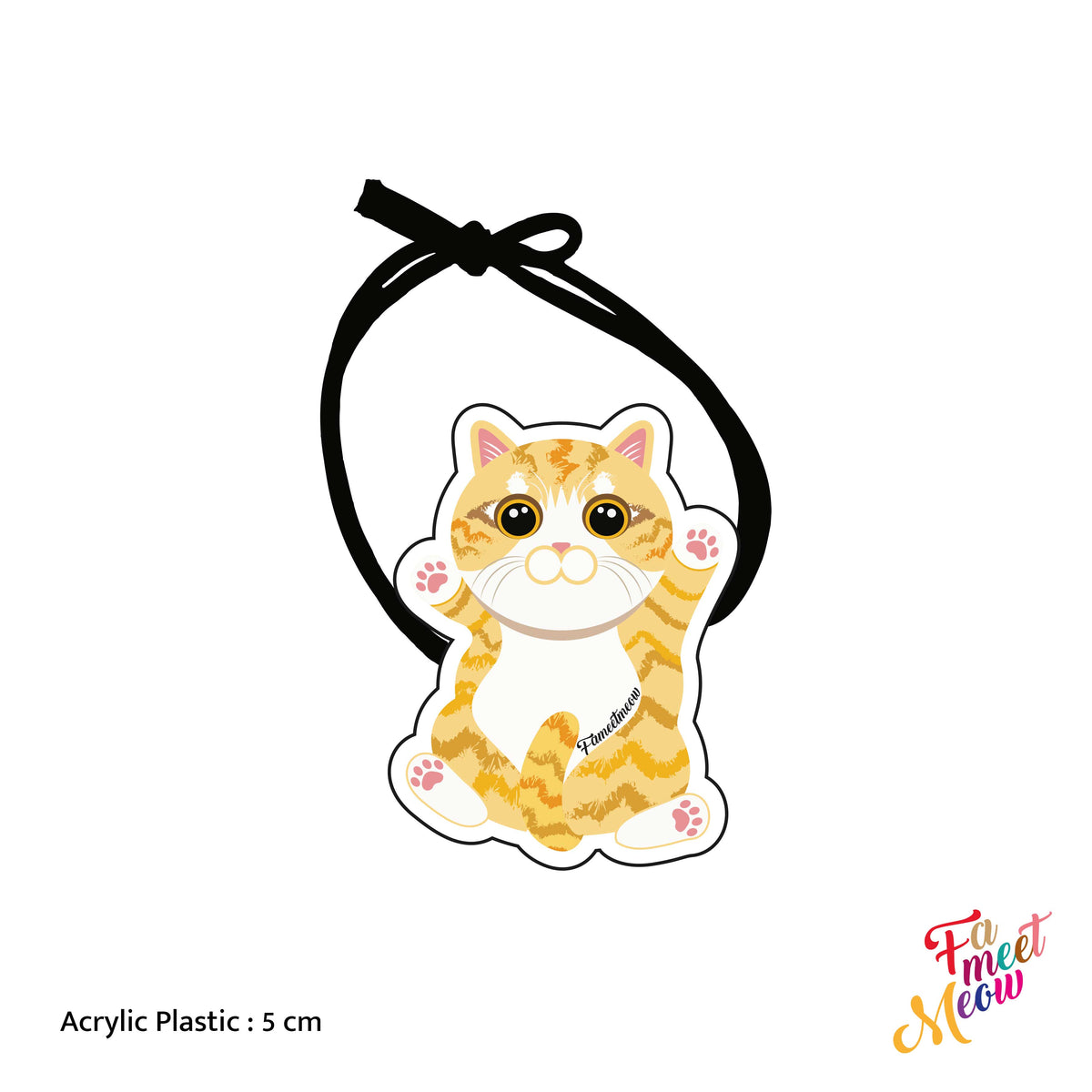 Hair Tie - Ginger Tabby