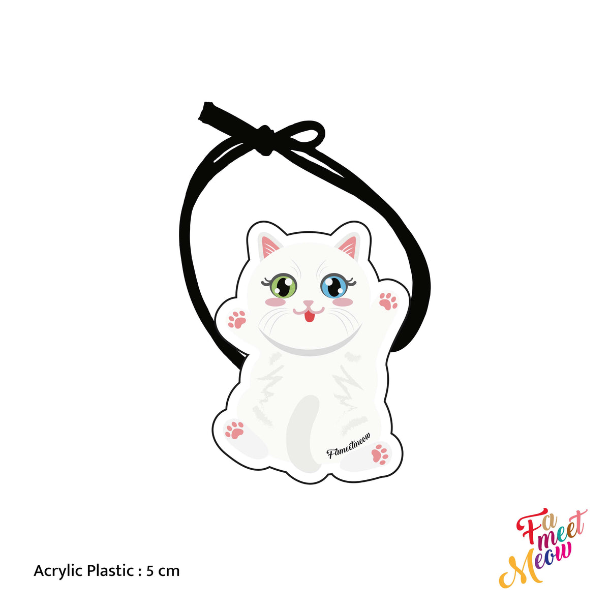 Hair Tie - White