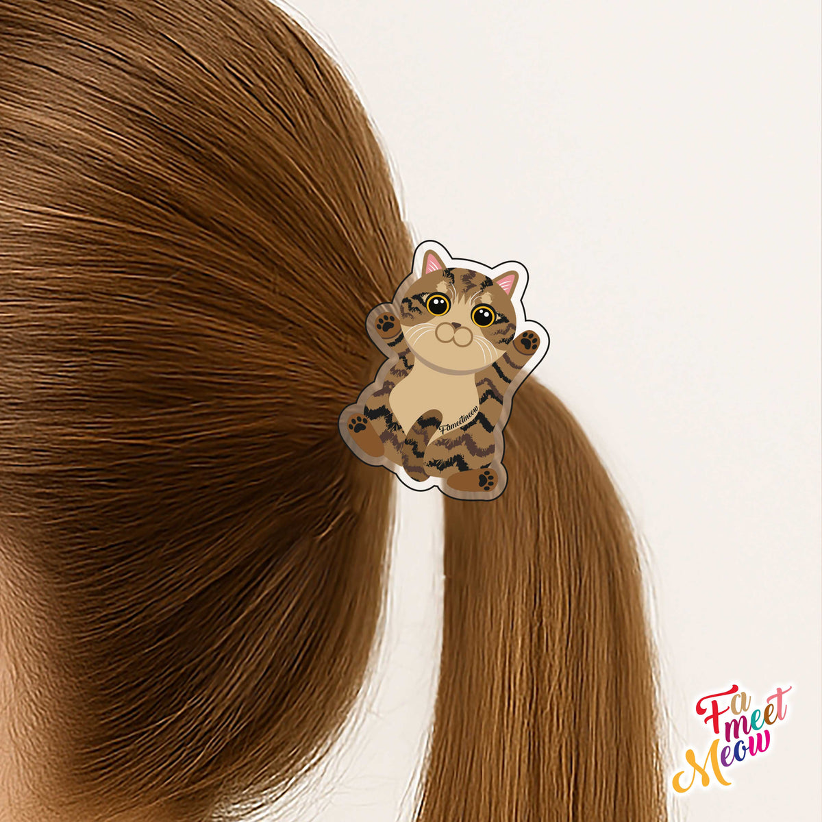 Hair Tie - Brown Tabby