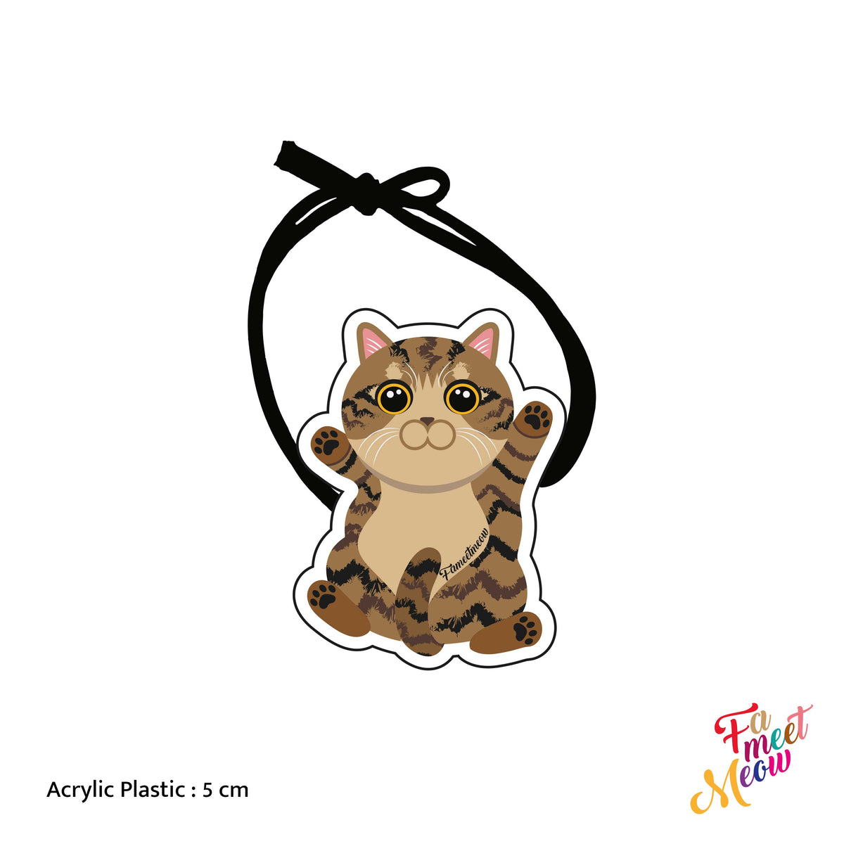 Hair Tie - Brown Tabby