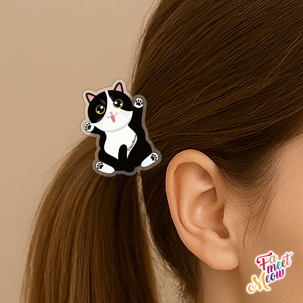 Hair Tie - Black & White