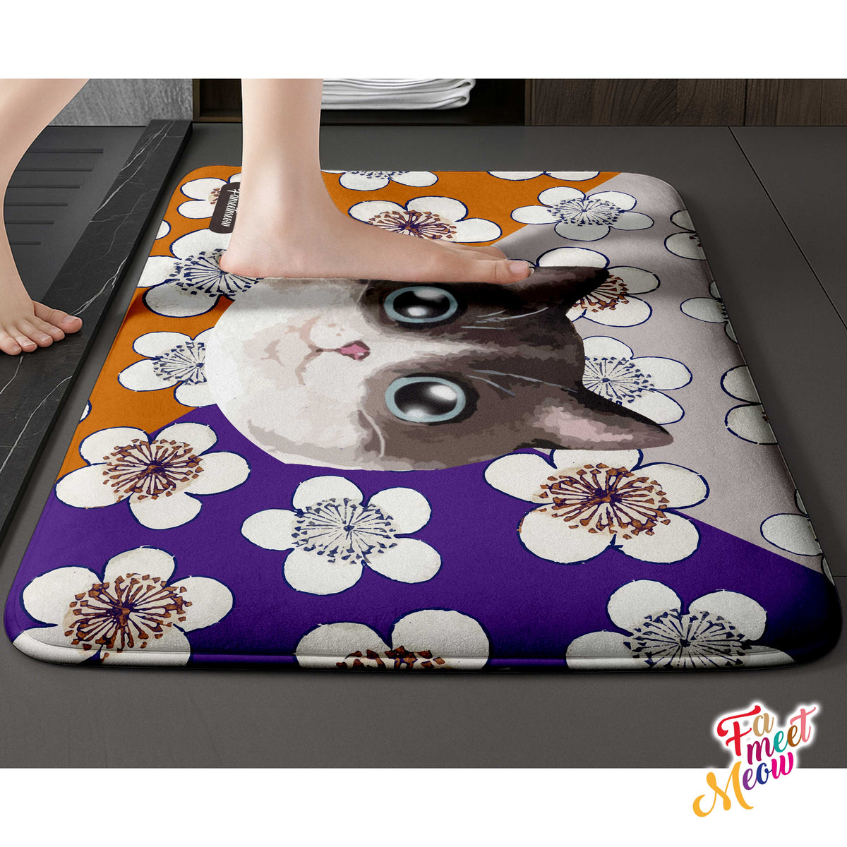 Indoor Door Mat - Plum Blossom
