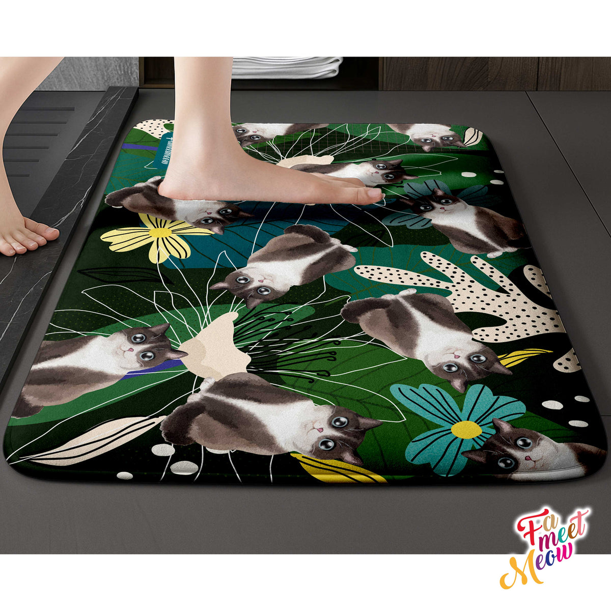 Indoor Door Mat - Lotus