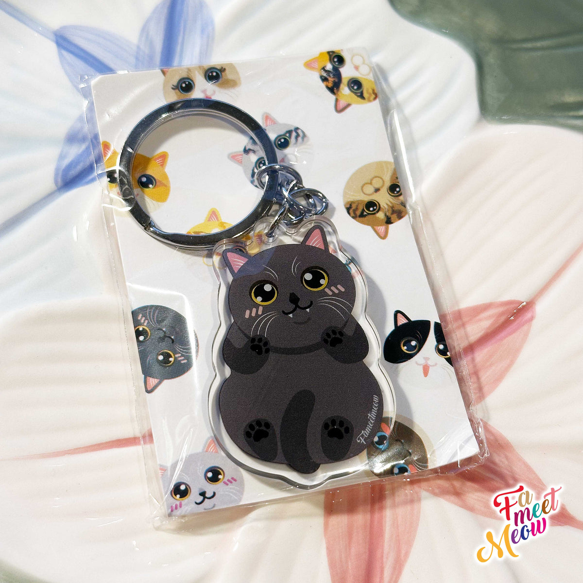 Keyring - Blue British Shorthair