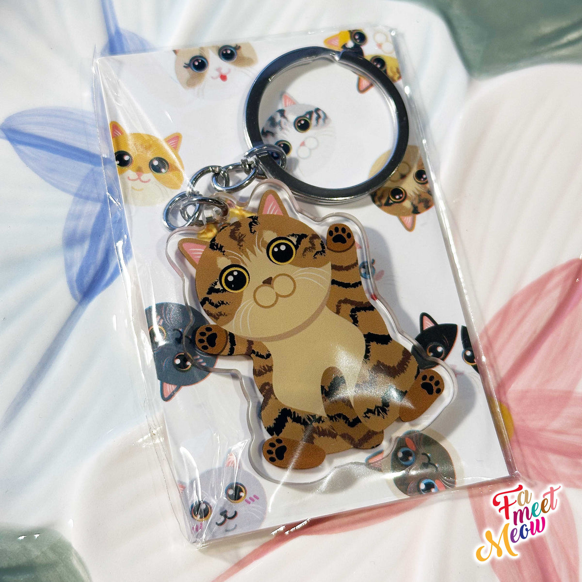 Keyring - Brown Tabby