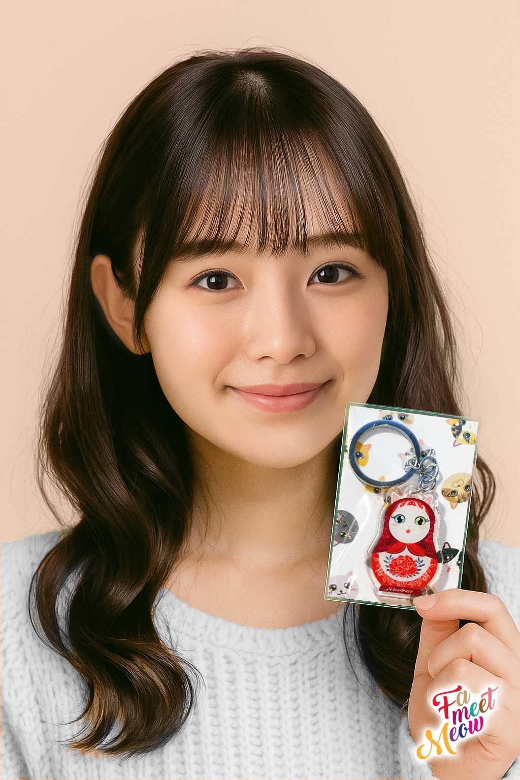 Keyring - Matryoshka White