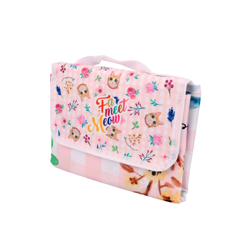 Picnic Blanket - Classic (Pink checked)