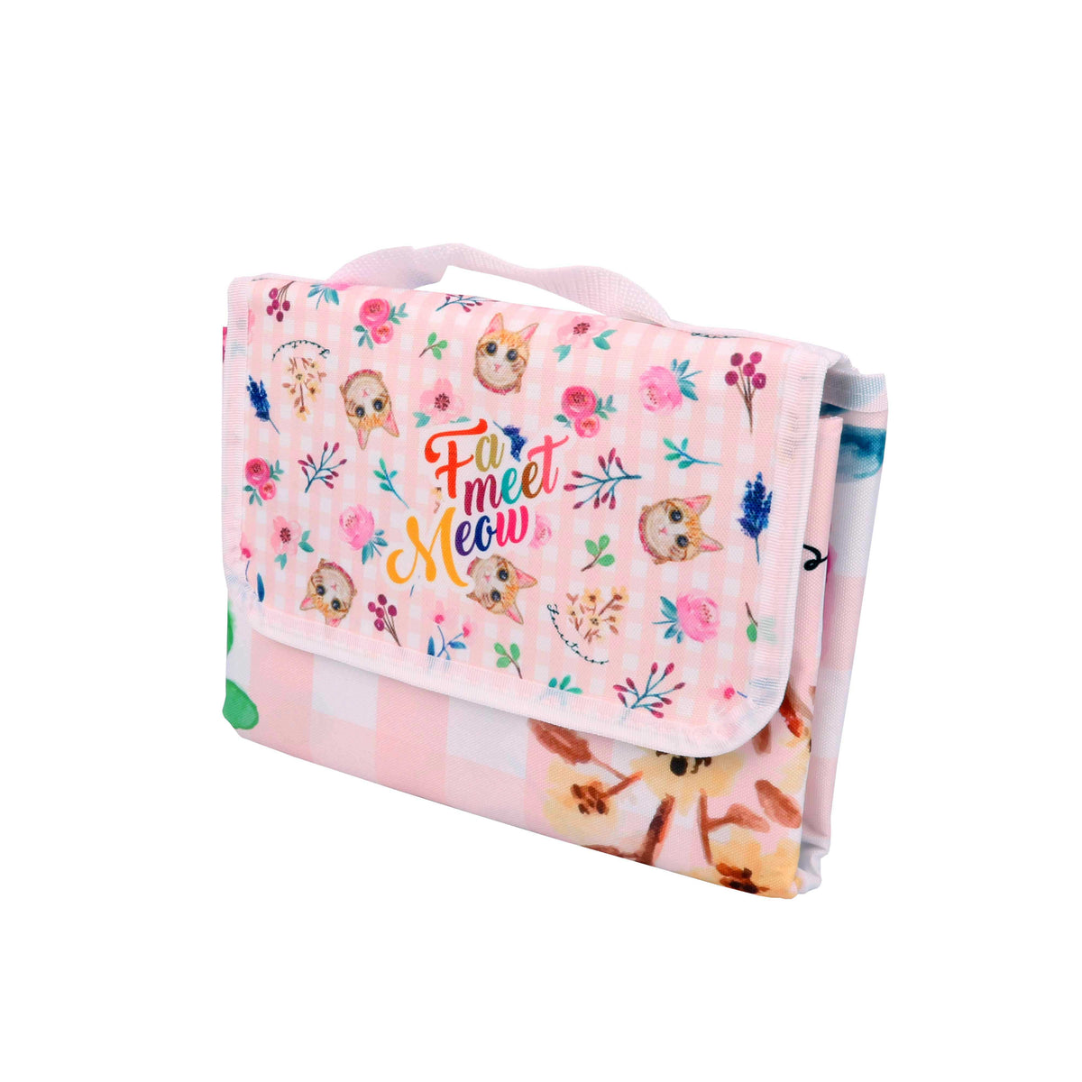 Picnic Blanket - Classic (Pink checked)