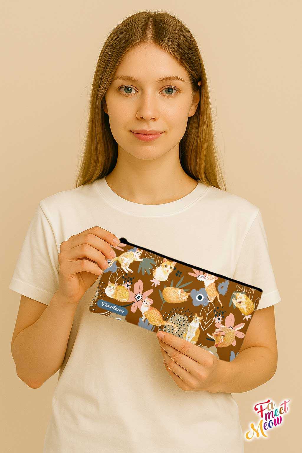 Pencil Case - Allium (Khaki)