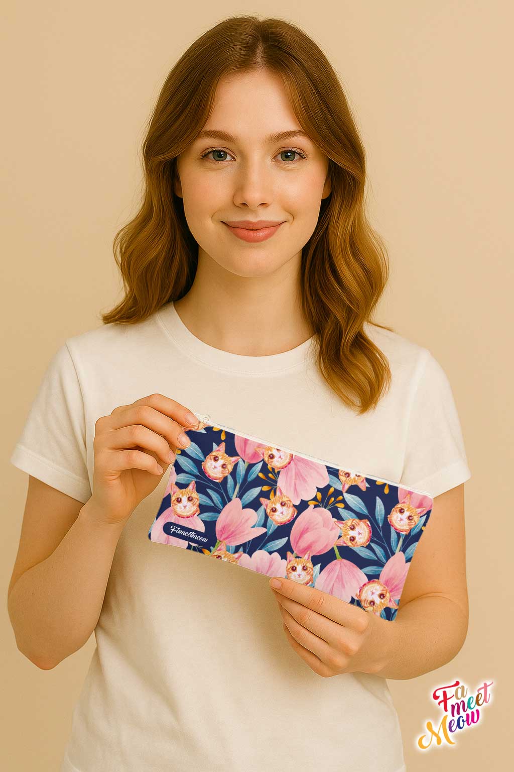 Pencil Case - Tulips