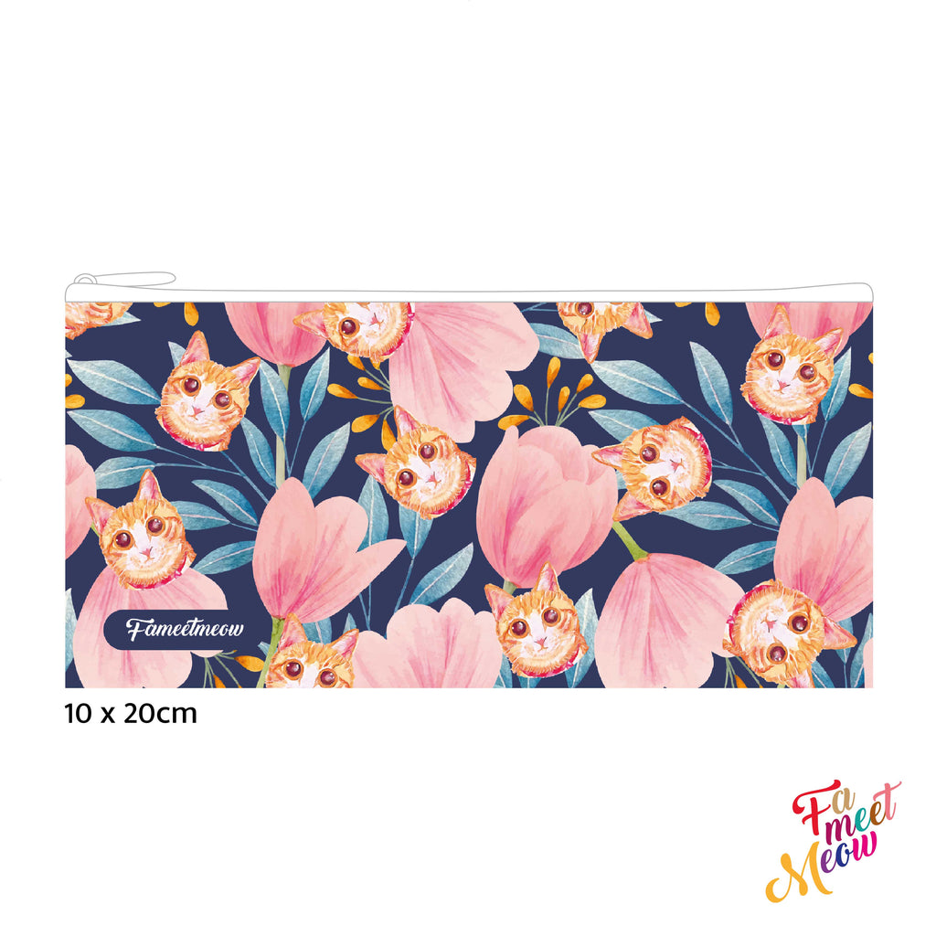 Pencil Case - Tulips